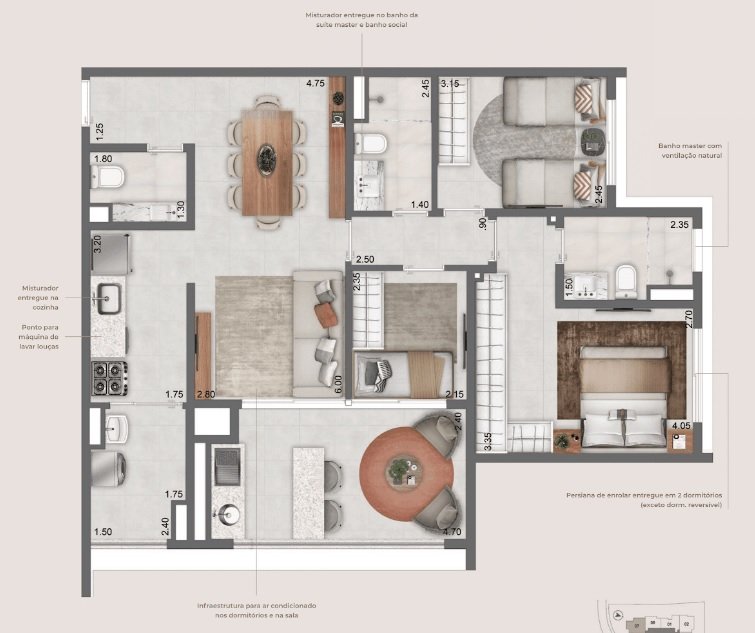 PLANTA 89m²