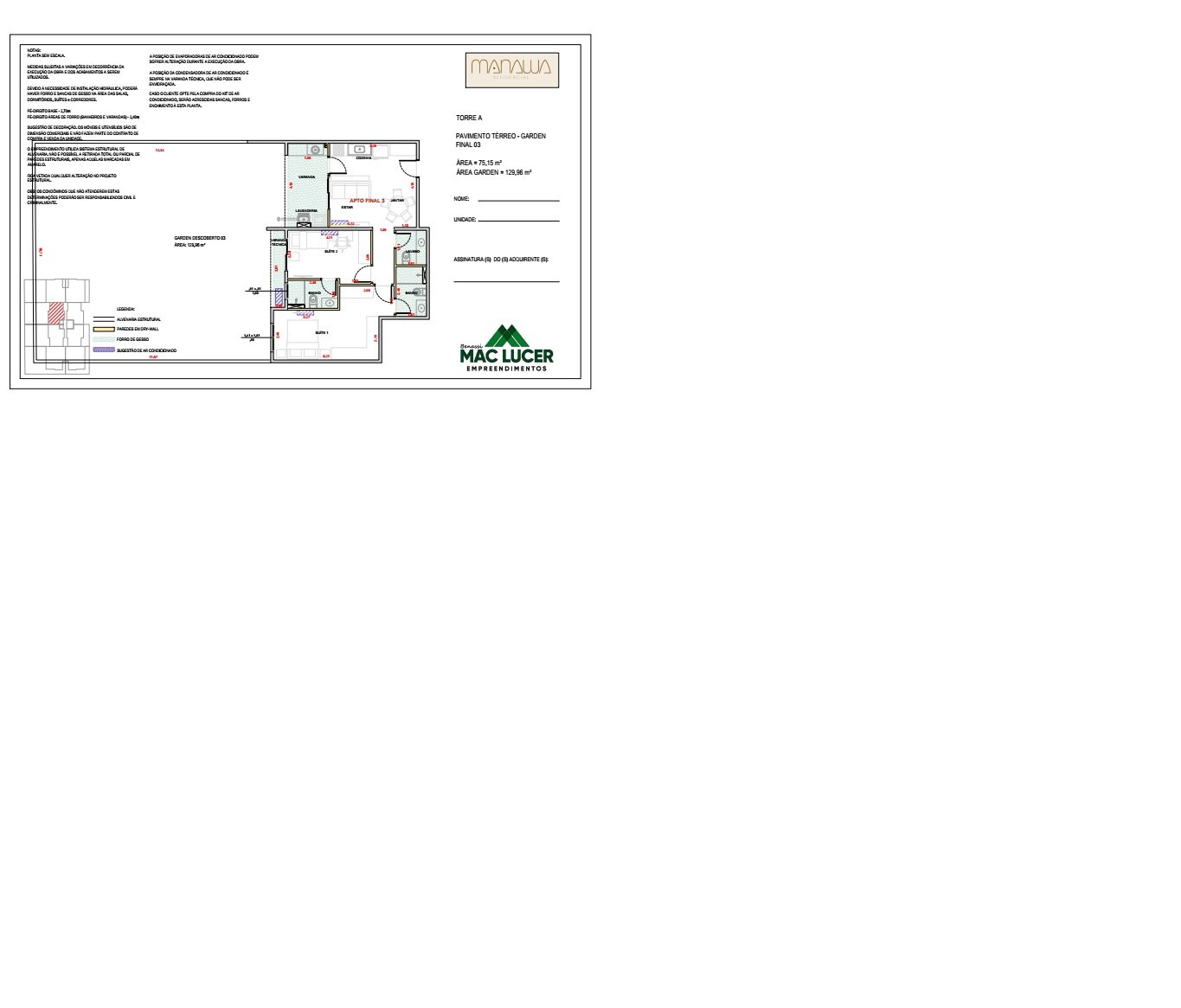 Planta Garden Final 3 Torre A