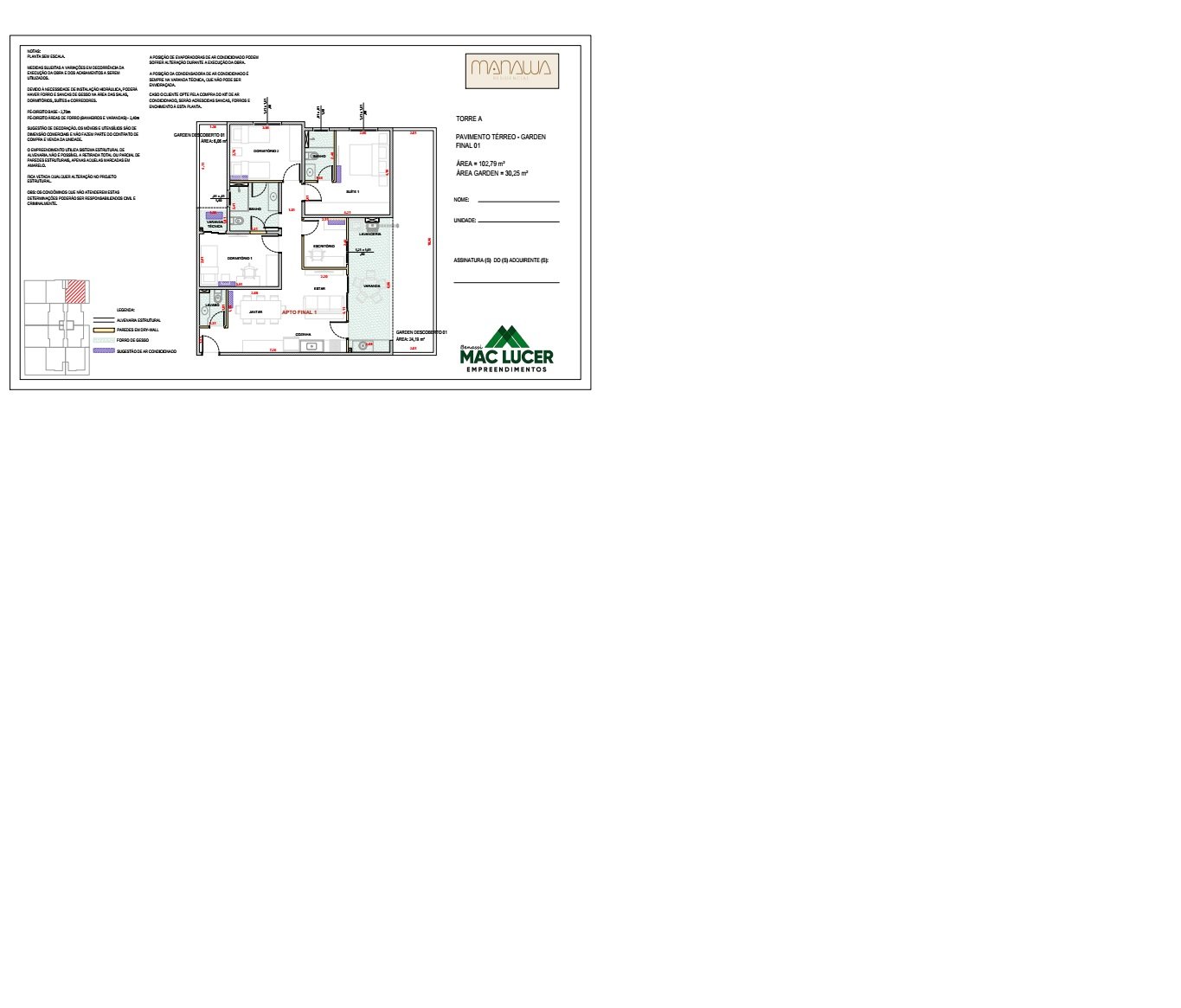 Planta Garden Final Torre A