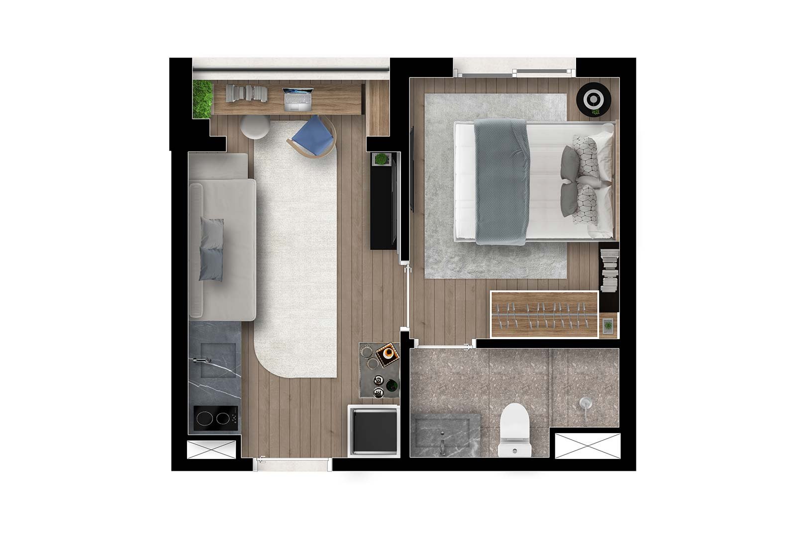 planta-apartamento-nex-one-vila-nova-sao-paulo-sp-1dorm-decorado