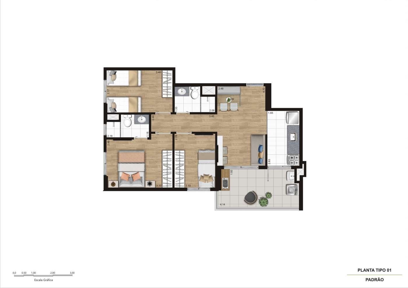 60M²