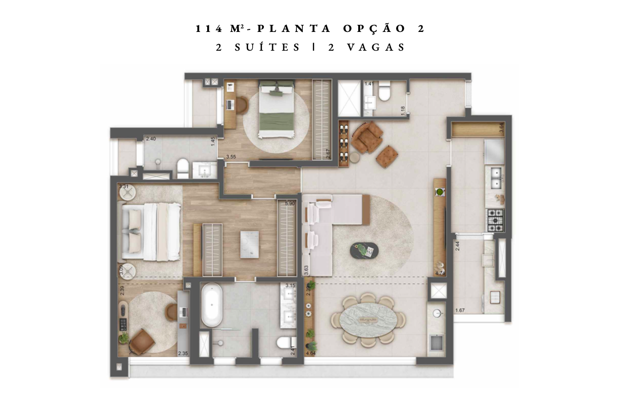 114 m² opc. 2