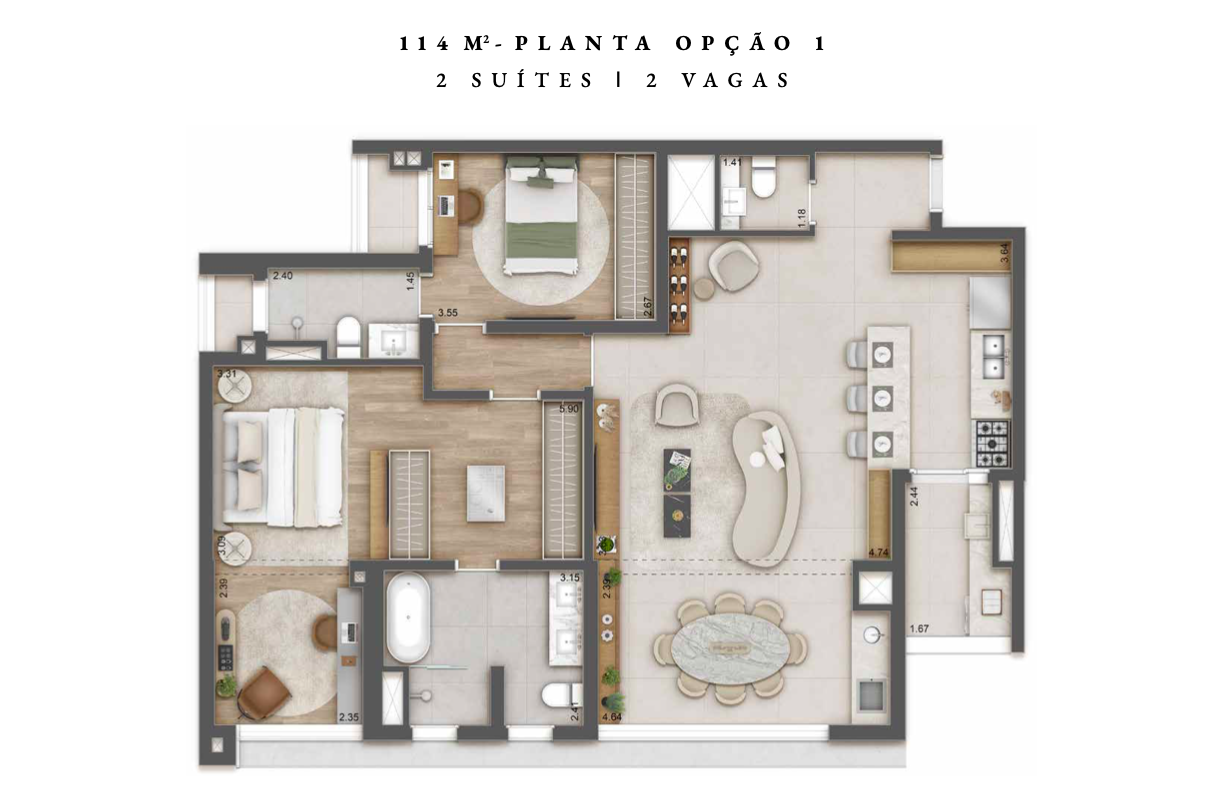 114 m² opc. 1