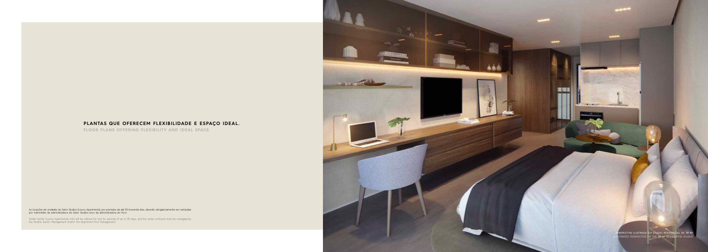 Studio 38 m² 