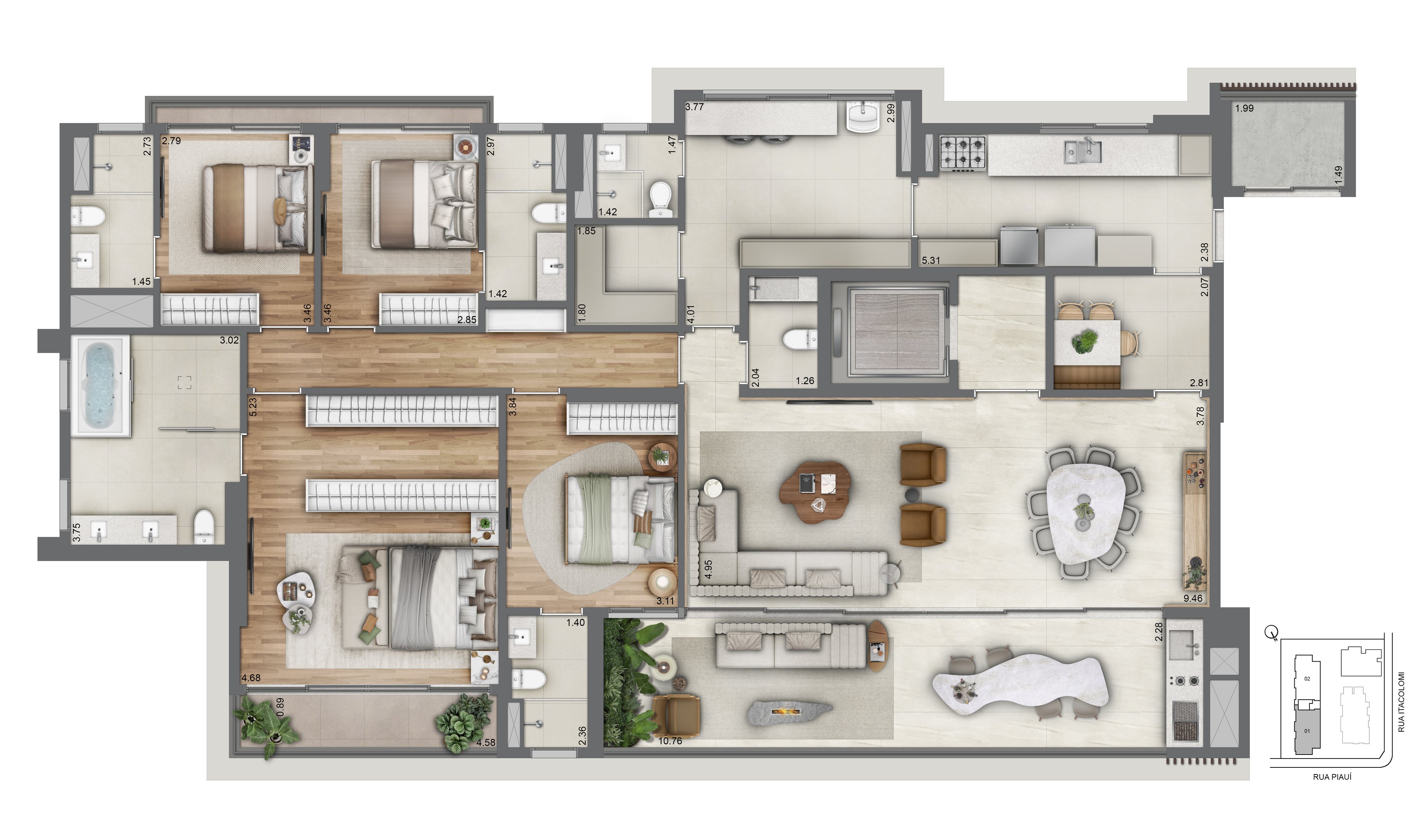 PERSP_CASA_PIAUI_PLANTA_TIPO_245,54M²_PRIVATIVOS