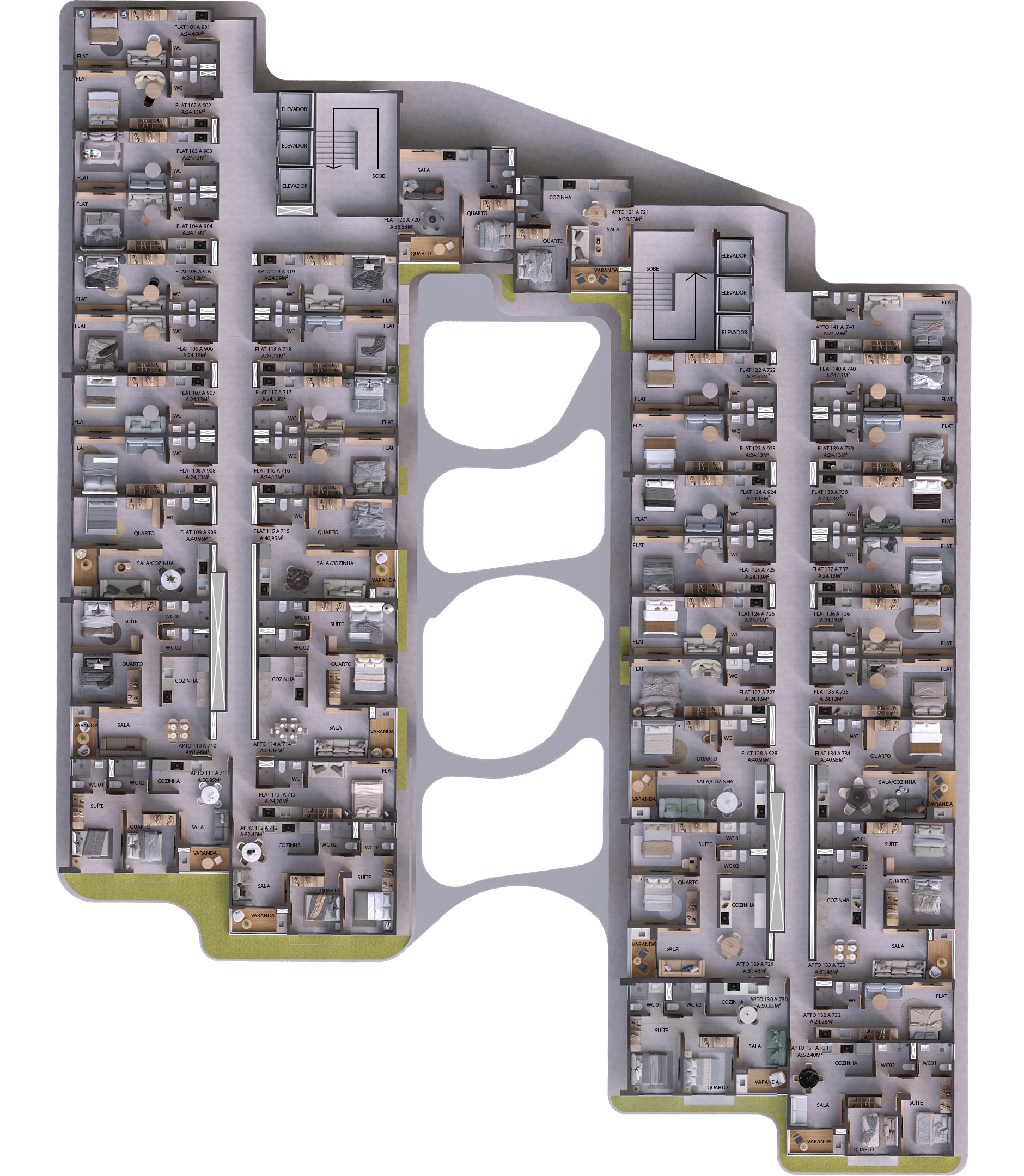 TIPO 01 (PAV 1 AO 7)