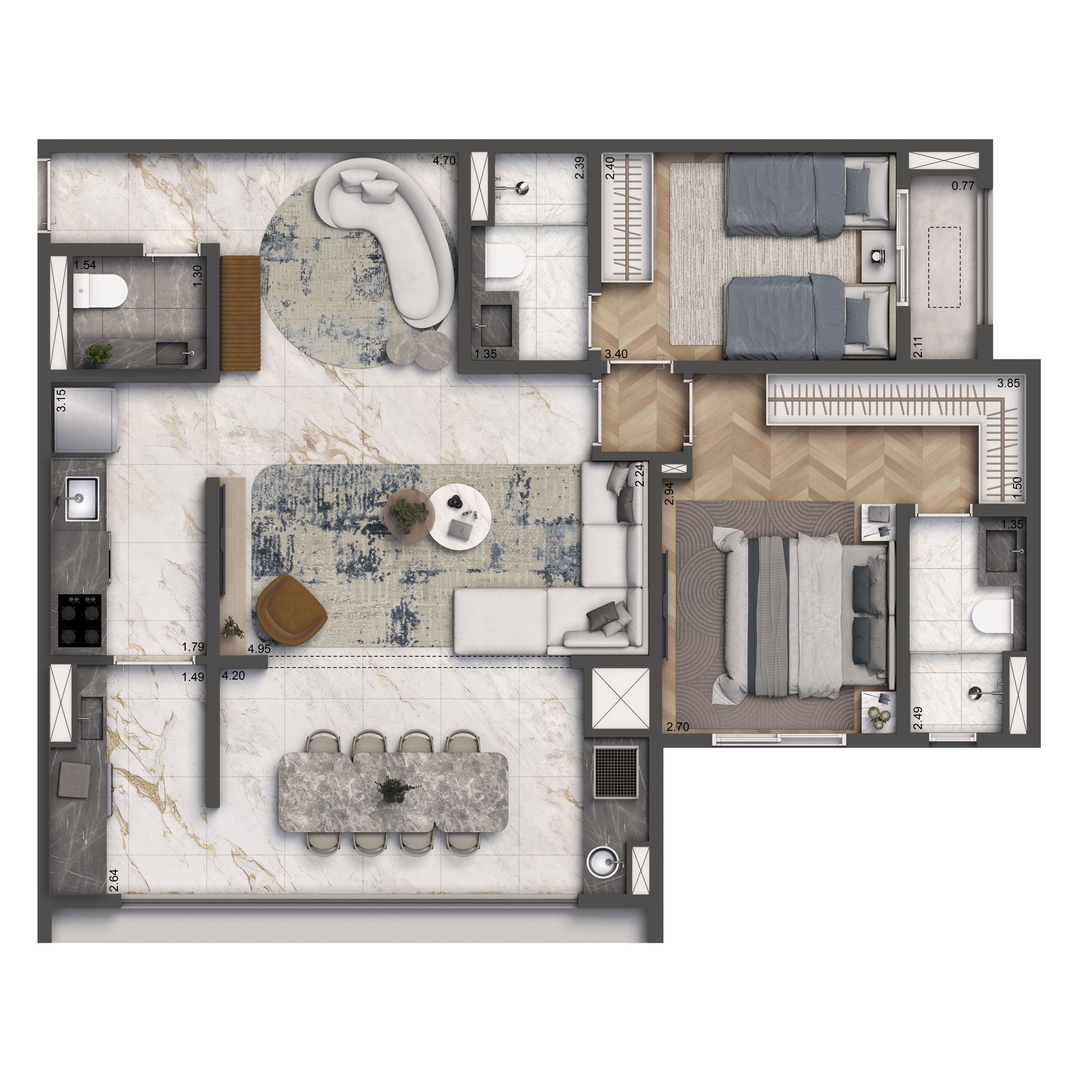 22_LIVMAS_PLANTA TIPO 88m² PADRAO_HR3