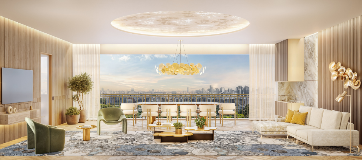 PERSPECTIVA ILUSTRADA - APARTAMENDO 145m²