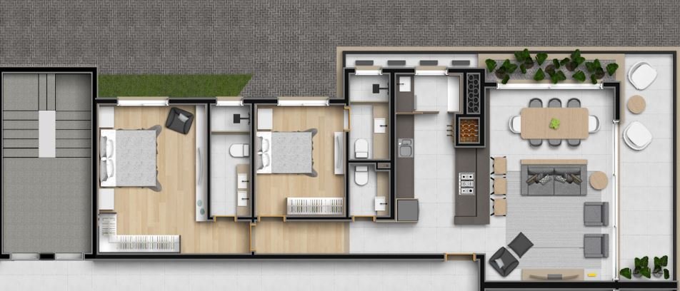 planta 2 suite