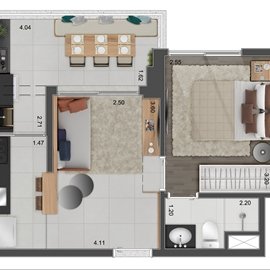 Planta-37m²