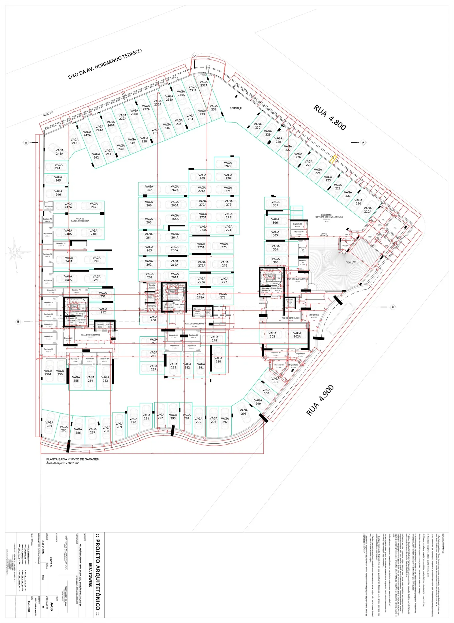 Planta Garagem 4