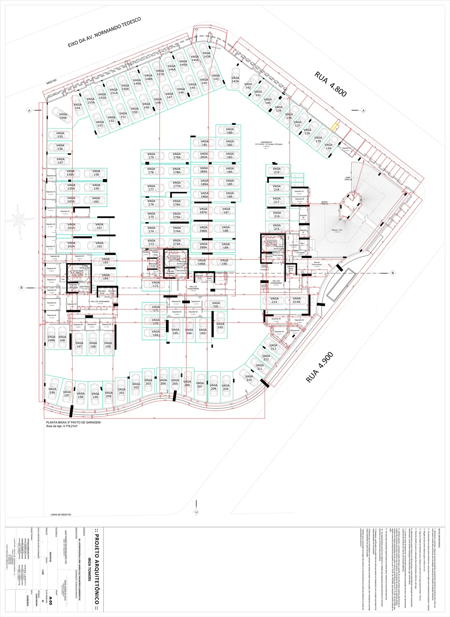 Planta Garagem 3