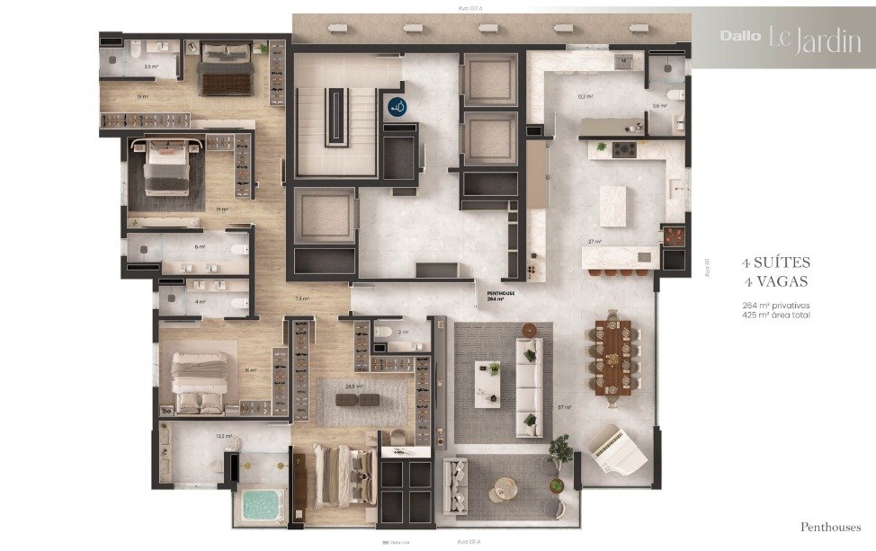 Planta Pnthouses
