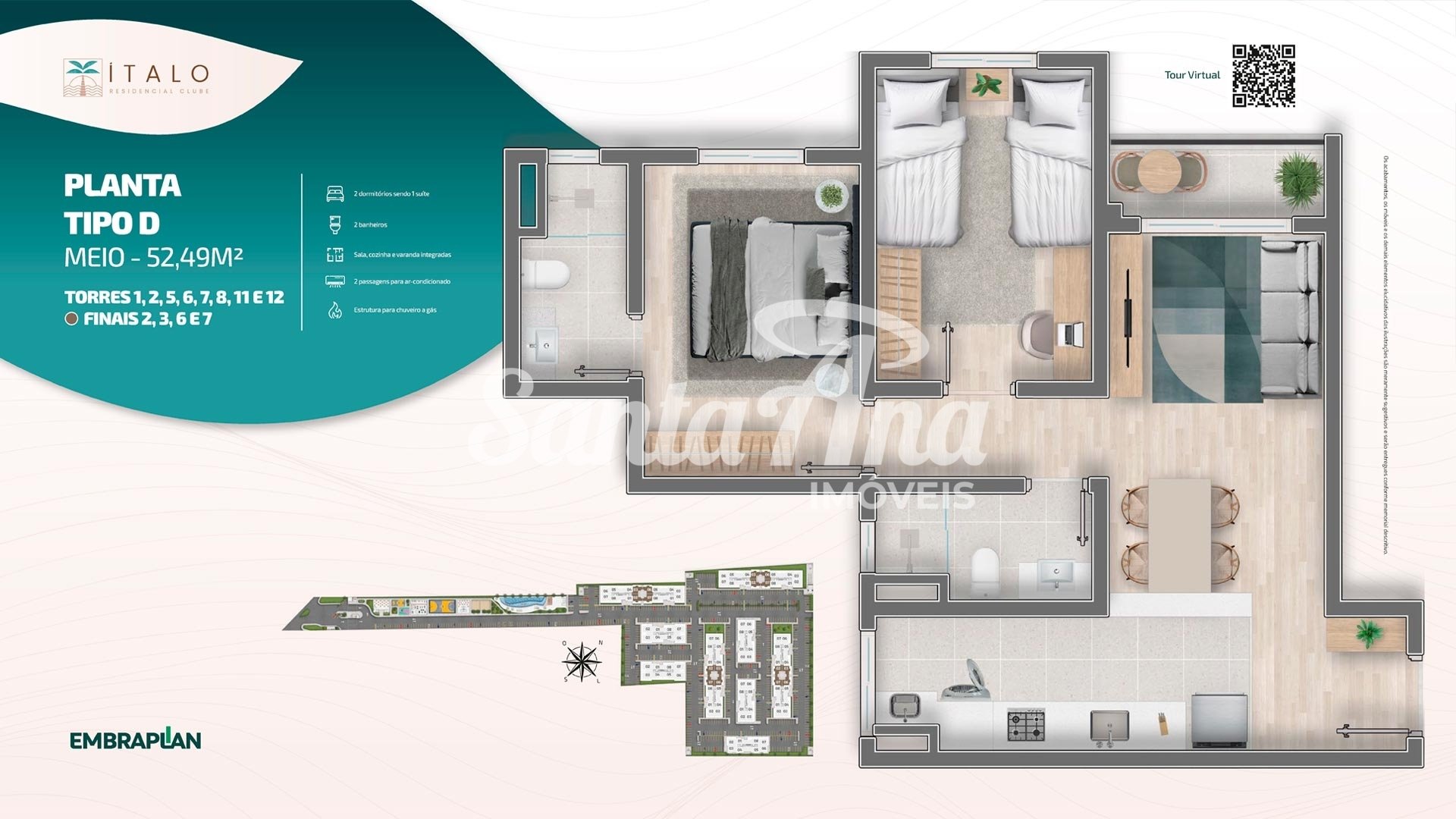 Planta D (Meio - Finais 2,3,6 e 7)