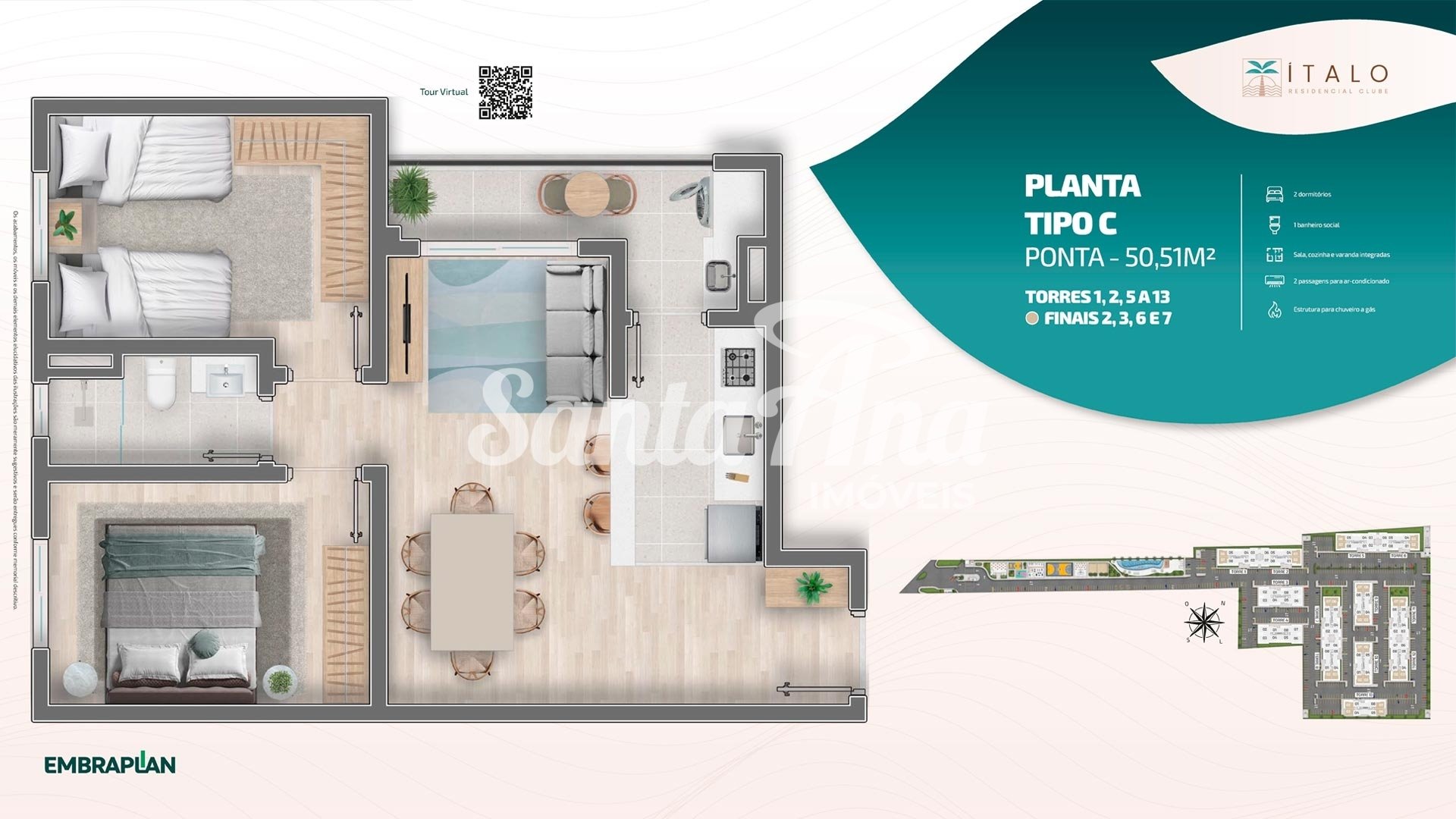 Planta C (Ponta - Finais 2,3,6 e 7)