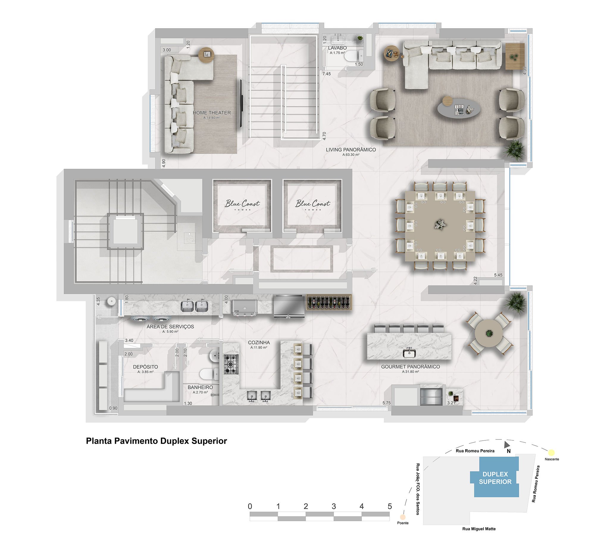 Planta Duplex Superior 