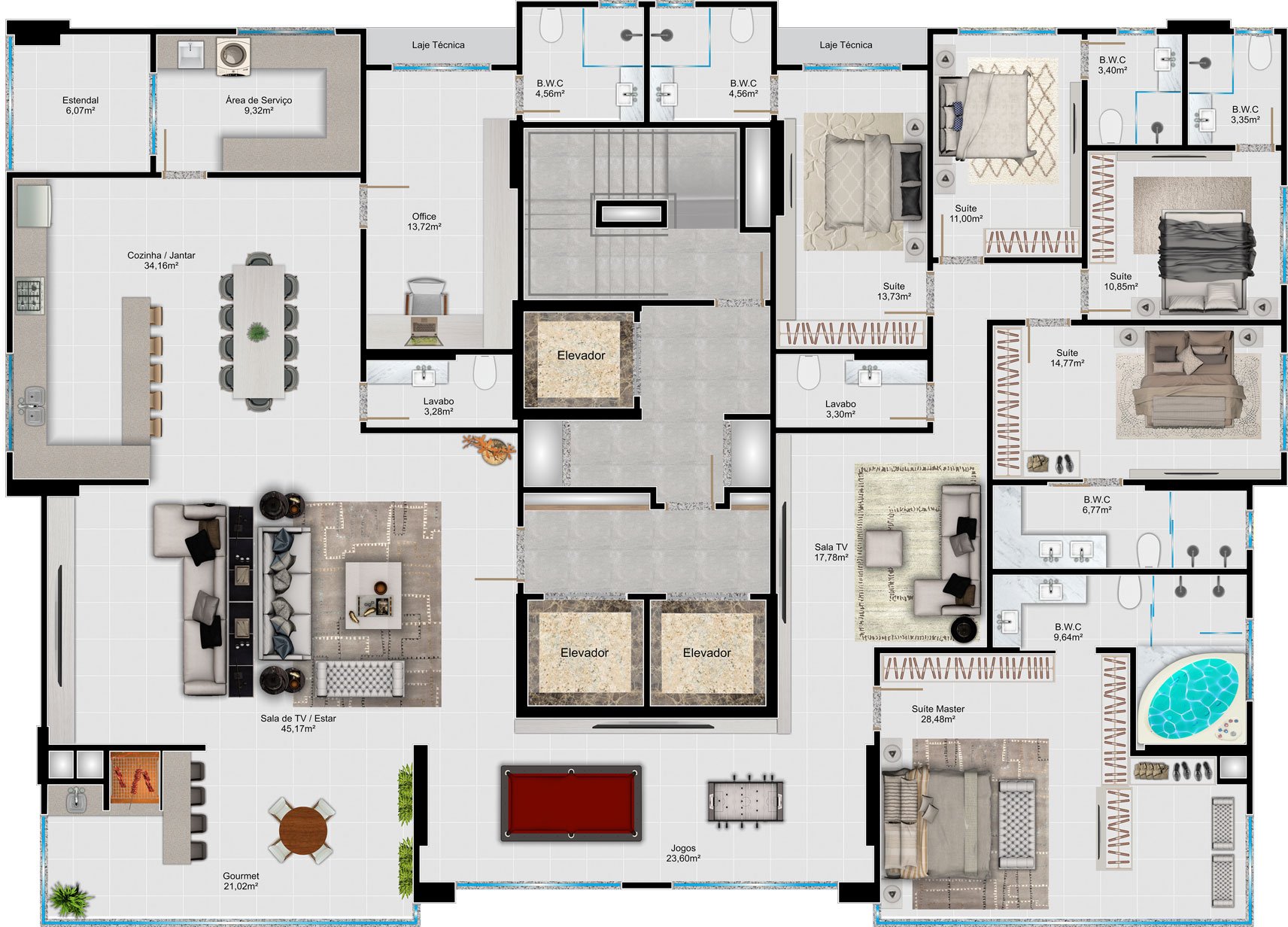 Planta Penthouse