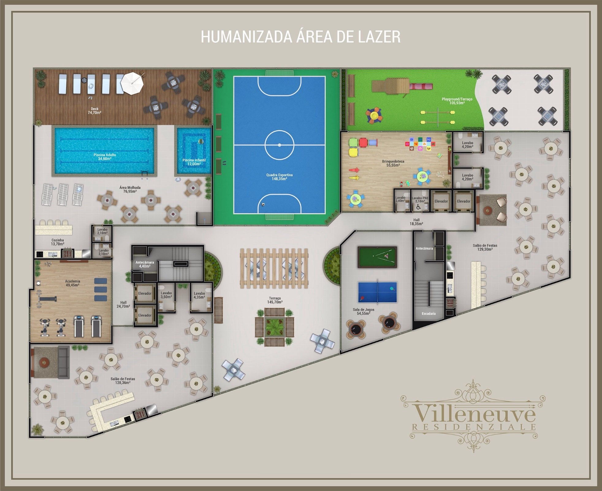Planta lazer 