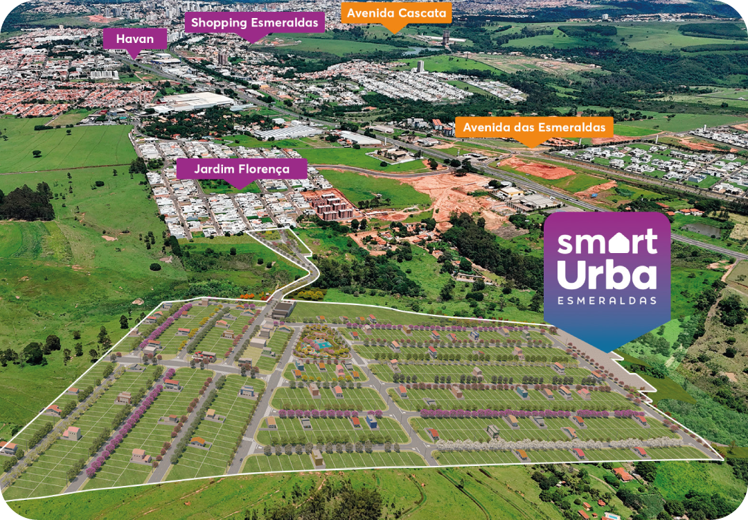 Localização Smart Urba Esmeraldas