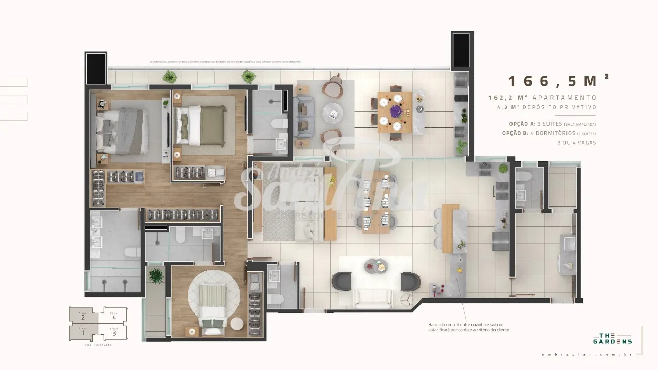 166m²