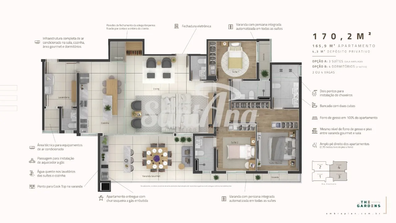 170m²