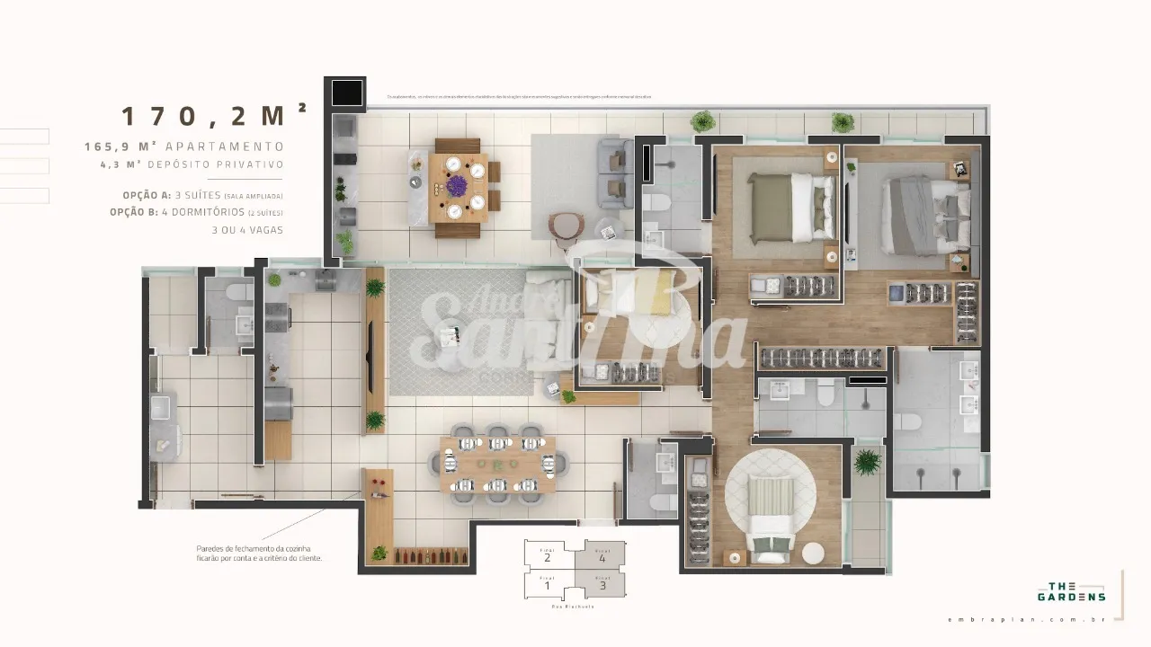 170m²