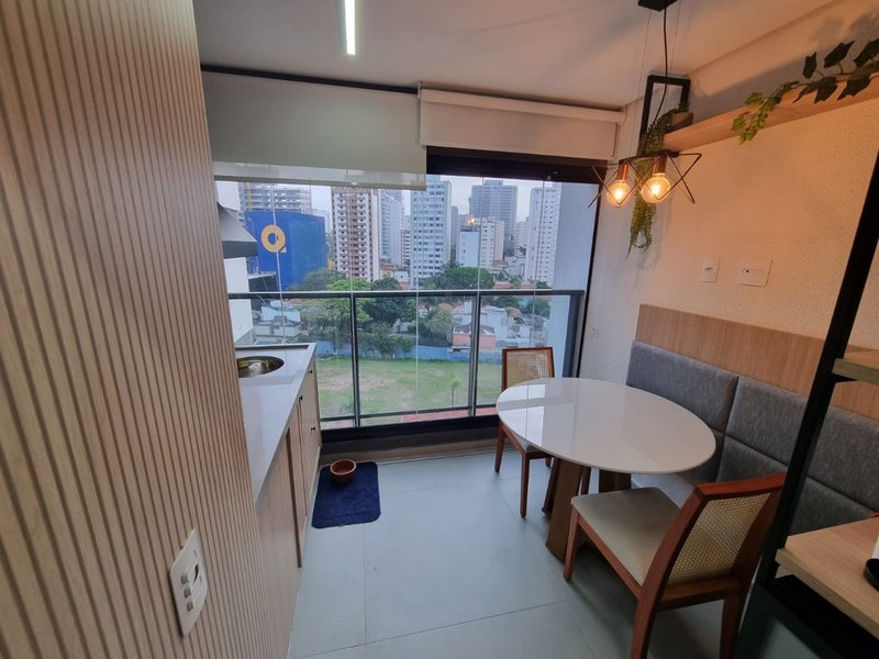 Apartamento de 1 Dormitório com Vaga a 140 metros do Metrô Brooklin Rua Professor Doutor José Marques da Cruz São Paulo - 