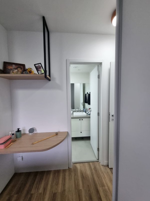 Apartamento de 1 Dormitório com Vaga a 140 metros do Metrô Brooklin Rua Professor Doutor José Marques da Cruz São Paulo - 