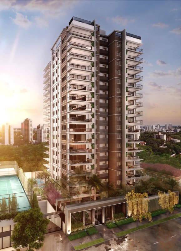 Apartamento Terraro Vila Romana - Residencial 220m² 4D Tito São Paulo - 
