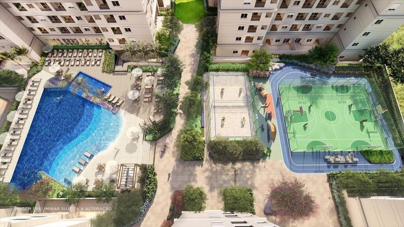 Apartamento Blue Home Resort Jockey - Residencial 45m² 1D Pirajussara São Paulo - 