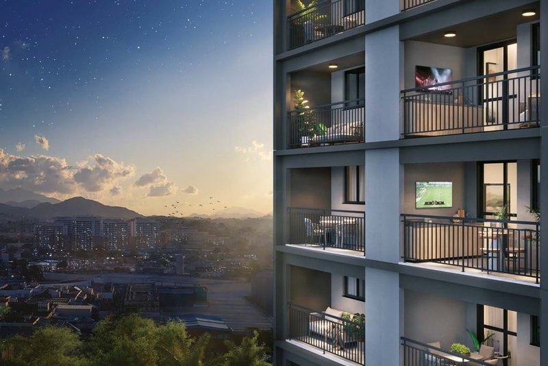 Cobertura Duplex Only By Living - Fase 1 1 suíte 103m² Dom Hélder Câmara Rio de Janeiro - 