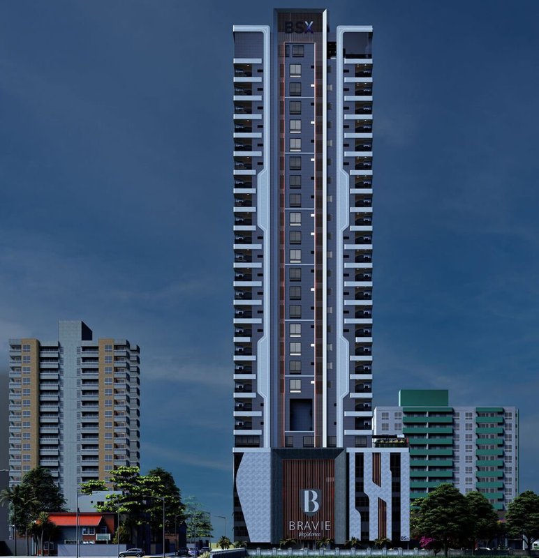 Apartamento Bravie - Residencial 1 suíte 58m² Olinda Peixoto Porto Belo - 