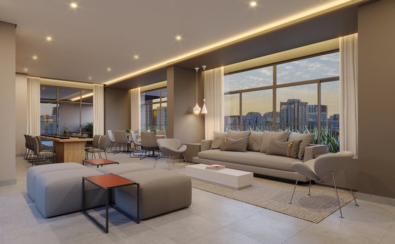 Apartamento Modo Pompeia - Residencial 31.63m² 1D Venâncio Aires São Paulo - 