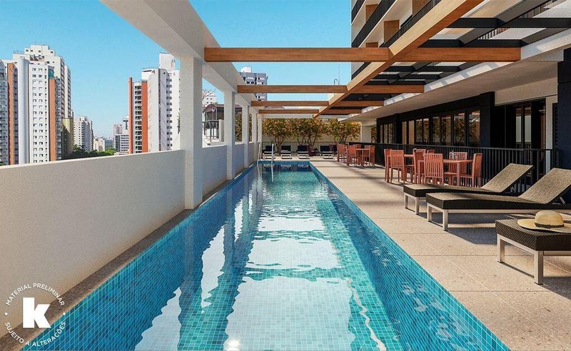 Apartamento Kronos Vila Madalena by Kallas Arkhes - Residencial 34.35m² 1D João Moura São Paulo - 