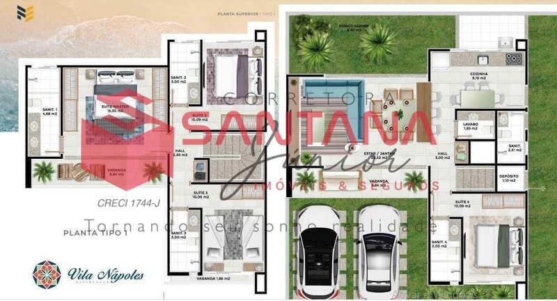 Casa em condomínio em Buraquinho (INDISPONÍVEL) Rua Carlos Conceição Lauro de Freitas - 