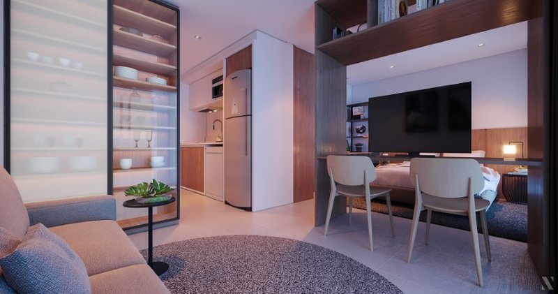 Studio Almagah 227 - Residencial 26.72m² 1D Airi São Paulo - 