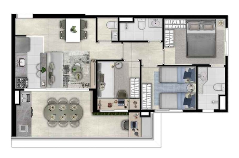 Apartamento 3 dormitórios | com vaga | Ipiranga próximo ao metrô  Zona Sul - São Paulo - 