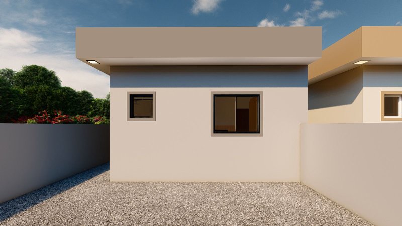 LINDA CASA COM 1 SUÍTE MAIS 2 DORMITÓRIOS NO CENTRO DA GUABIRUBA - Guabiruba - 