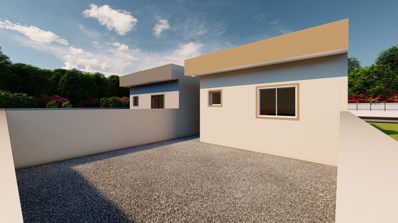 LINDA CASA COM 1 SUÍTE MAIS 2 DORMITÓRIOS NO CENTRO DA GUABIRUBA - Guabiruba - 