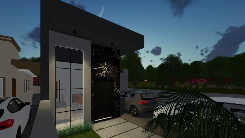 LINDA CASA COM 1 SUÍTE MAIS 2 DORMITÓRIOS NO CENTRO DA GUABIRUBA - Guabiruba - 