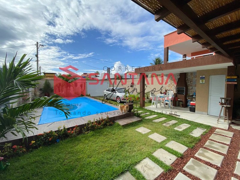 Casa com 3 suítes mobiliada em Abrantes (INDISPONÍVEL) Rua Metropolitana  Camaçari - 