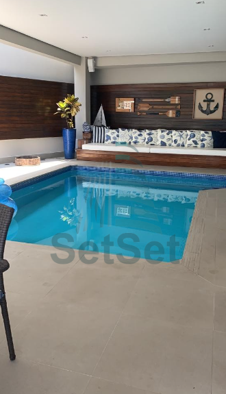 Luxuosa casa em condomínio  - Praia da Enseada - Guarujá/SP - Guarujá - 