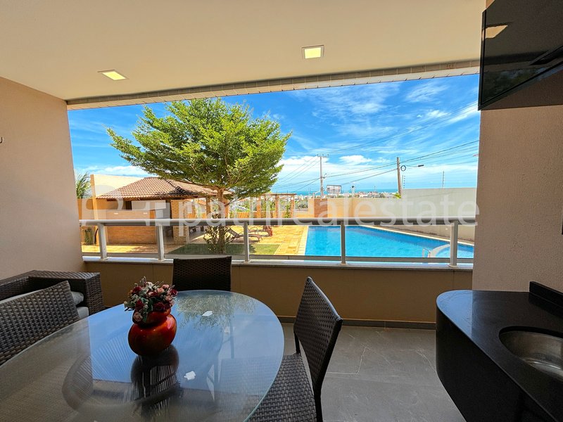 Apartamento 112 m² Mobiliado 3 quartos 2 Banheiros 1 vaga. Porto das Dunas - Aquiraz – CE Av. Camurupim Aquiraz - 