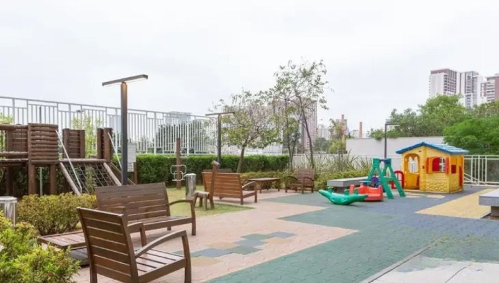 Água Branca - Impecável apartamento com varanda gourmet no Jardim das Perdizes Rua Marc Chagall São Paulo - 