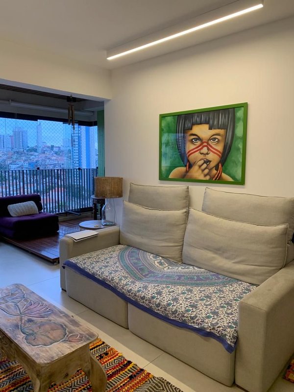 Apartamento com 116 m² - 2 suítes - ampla varanda Rua Cotoxó São Paulo - 