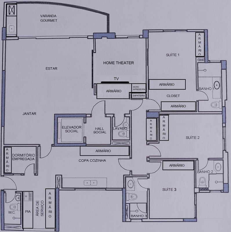 Apartamento para venda - 151 m² com 3 suítes em Vila Leopoldina Rua Carlos Weber São Paulo - 