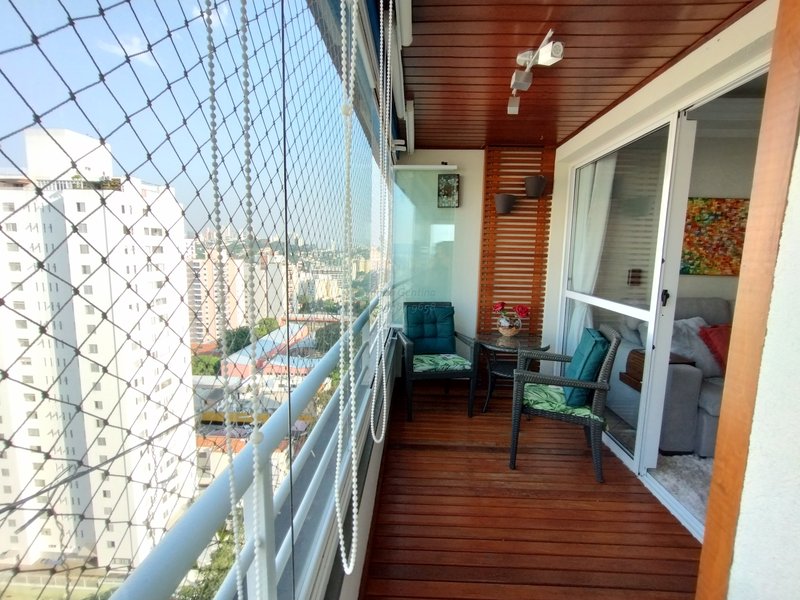 Vila Ipojuca - apartamento com ótima vista, varanda, 3 dormitórios, 2 vagas Rua Tonelero São Paulo - 