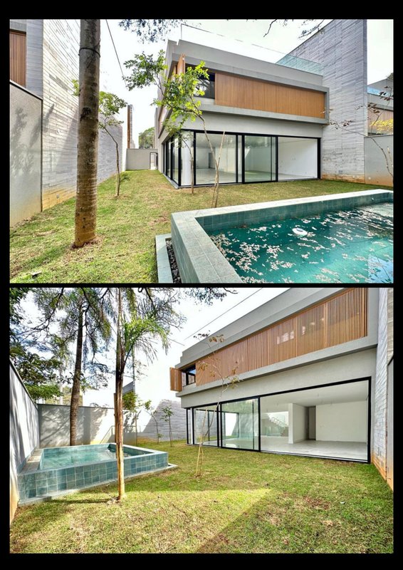 Casa de condomínio - 4 suítes, 5 vagas - piscina, academia, jardim Rua Pirandello São Paulo - 