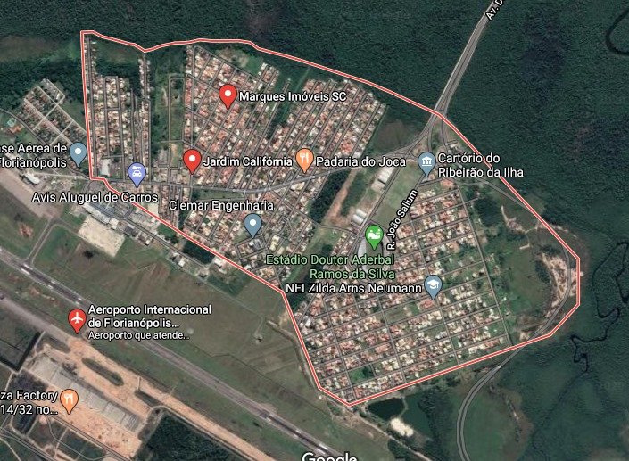 Terreno em Florianópolis, Bairro Carianos a 15 minutos centro Servidão Garcia Esporte e Lazer Florianópolis - 