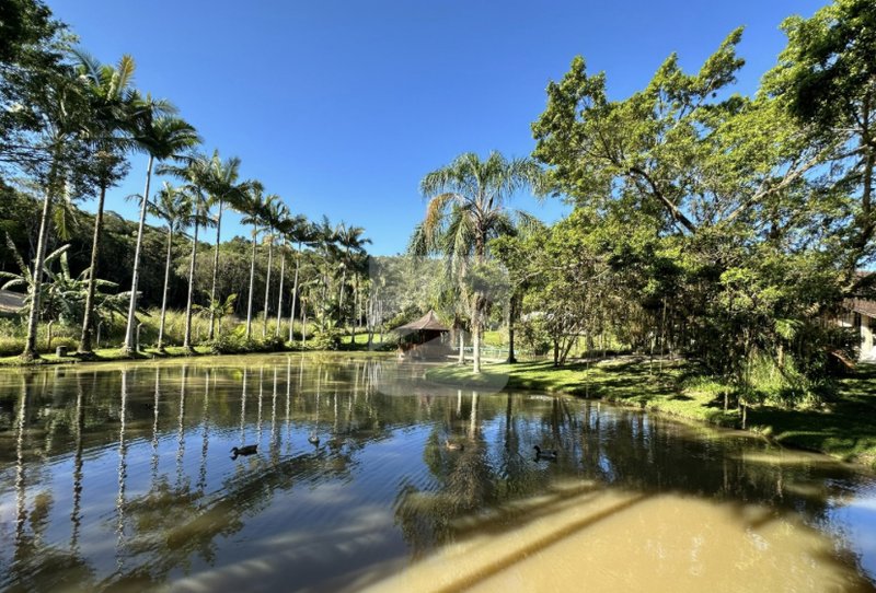 SÍTIO COM 1 SUÍTE MAIS 2 DORMITÓRIO, PISCINA, LAGOA E 6 VAGAS DE GARAGEM - Gaspar - 